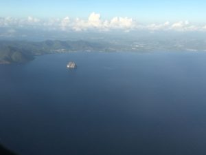 survol des Caraïbes les Antilles vue du ciel sports extrêmes