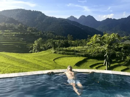 Voyage de noces vietnam piscine rizières Voyage de noces de luxe vietnam piscine rizières