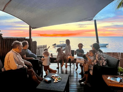 Voyage en famille à l’île Maurice Voyage en famille en octobre à l'île Maurice coucher de soleil sur la plage